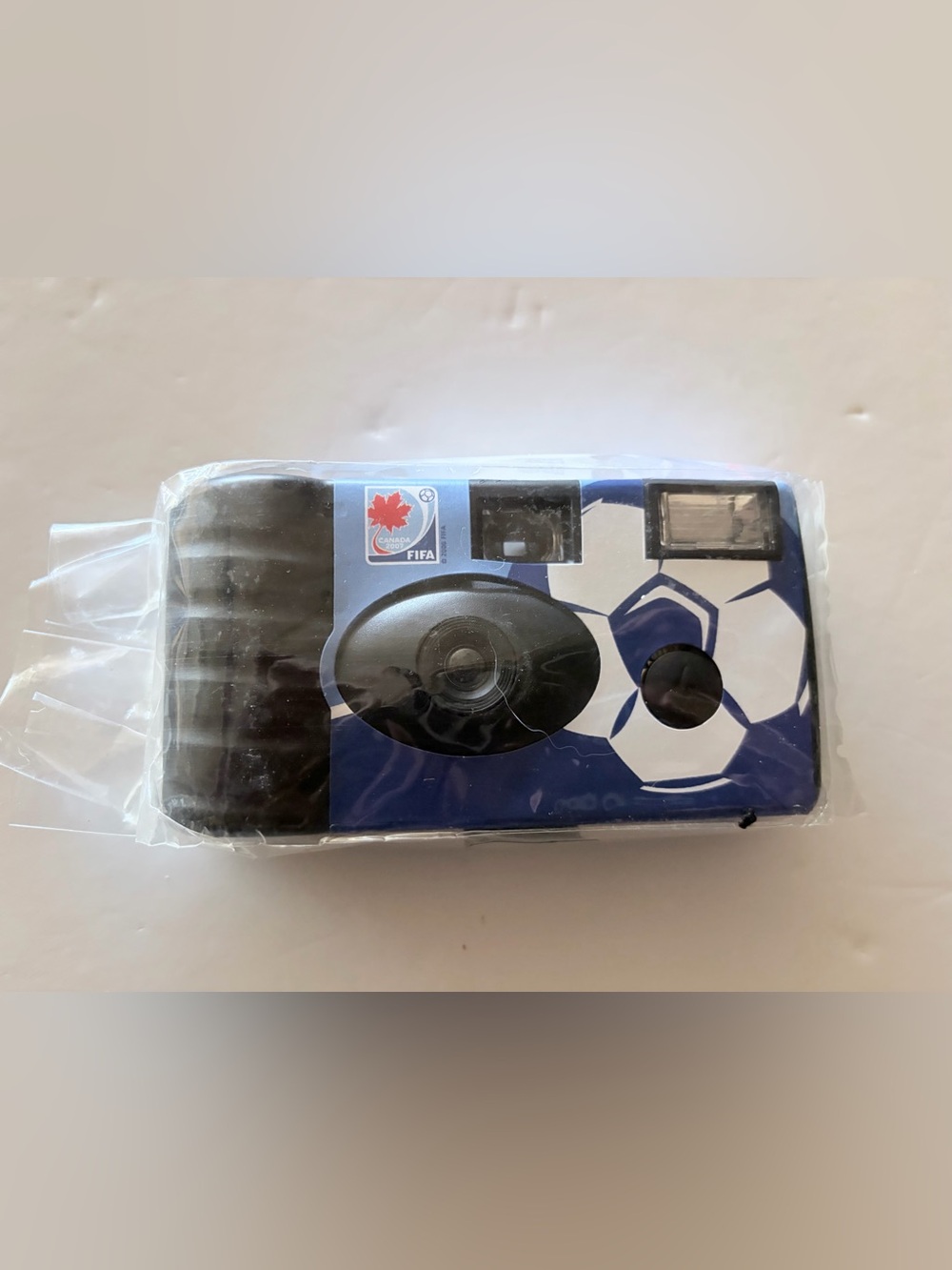 FIFA 2007 World Cup Canada Disposable Camera - Blue Soccer Design rare
